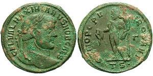 1 Follis Empire romain (27BC-395) Bronze Maximien Galère (260-311)