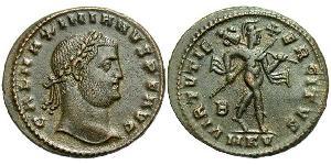 1 Follis Empire romain (27BC-395) Bronze Maximien Galère (260-311)