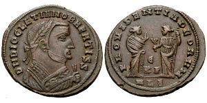 1 Follis Empire romain (27BC-395) Bronze Dioclétien (244-311)