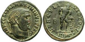 1 Follis Empire romain (27BC-395) Bronze Maximin II (270 - 313)