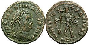 1 Follis Empire romain (27BC-395) Bronze Maximien Galère (260-311)