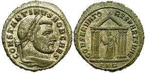 1 Follis Empire romain (27BC-395) Bronze Constantin I (272 - 337)