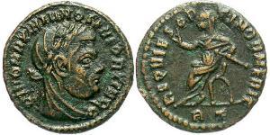 1 Follis Empire romain (27BC-395) Bronze Maximien (250-310)