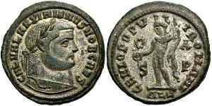 1 Follis Empire romain (27BC-395) Bronze Maximien Galère (260-311)