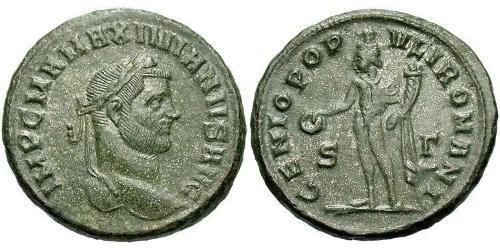 1 Follis Empire romain (27BC-395) Bronze Maximien (250-310)