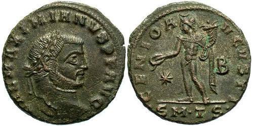 1 Follis Empire romain (27BC-395) Bronze Maximien Galère (260-311)
