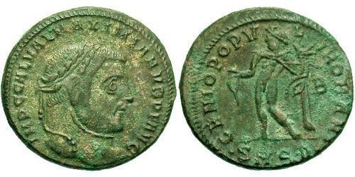 1 Follis Empire romain (27BC-395) Bronze Maximien Galère (260-311)