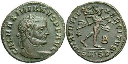 1 Follis Empire romain (27BC-395) Bronze Maximien Galère (260-311)