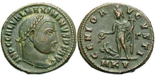 1 Follis Empire romain (27BC-395) Bronze Maximin II (270 - 313)