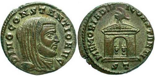 1 Follis Empire romain (27BC-395) Bronze Constantin I (272 - 337)