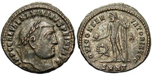 1 Follis Empire romain (27BC-395) Bronze Maximin II (270 - 313)