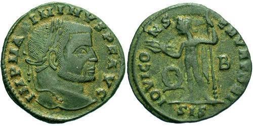 1 Follis Empire romain (27BC-395) Bronze Maximin II (270 - 313)