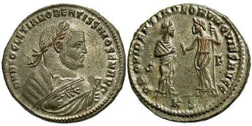 1 Follis Empire romain (27BC-395) Bronze Dioclétien (244-311)