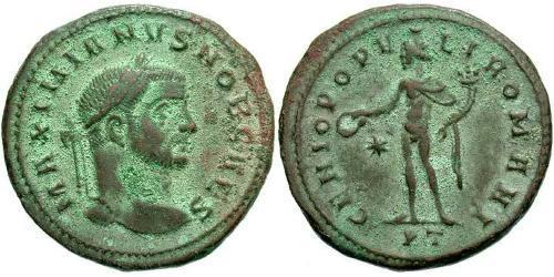 1 Follis Empire romain (27BC-395) Bronze Maximien Galère (260-311)