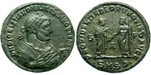 1 Follis Empire romain (27BC-395) Bronze Dioclétien (244-311)