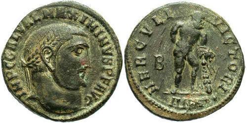 1 Follis Empire romain (27BC-395) Bronze Maximin II (270 - 313)