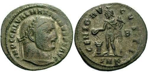 1 Follis Empire romain (27BC-395) Bronze Maximin II (270 - 313)