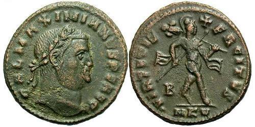1 Follis Empire romain (27BC-395) Bronze Maximien Galère (260-311)