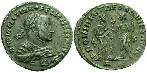1 Follis Empire romain (27BC-395) Bronze Dioclétien (244-311)