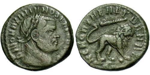 1 Follis Empire romain (27BC-395) Bronze Maximien (250-310)