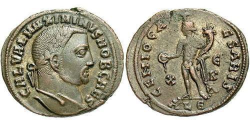 1 Follis Empire romain (27BC-395) Bronze Maximin II (270 - 313)