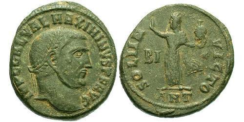 1 Follis Empire romain (27BC-395) Bronze Maximin II (270 - 313)