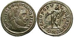 1 Follis Roman Empire (27BC-395) Bronze Diocletian (244-311)