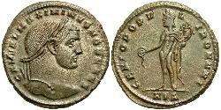 1 Follis Roman Empire (27BC-395) Bronze Maximinus II (270 - 313)