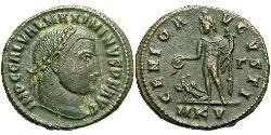 1 Follis Roman Empire (27BC-395) Bronze Maximinus II (270 - 313)