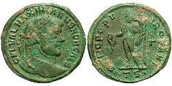 1 Follis Roman Empire (27BC-395) Bronze Galerius Maximianus (260-311)