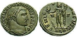 1 Follis Roman Empire (27BC-395) Bronze Maximinus II (270 - 313)