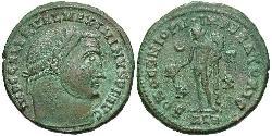 1 Follis Roman Empire (27BC-395) Bronze Maximinus II (270 - 313)