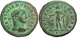 1 Follis Roman Empire (27BC-395) Bronze Galerius Maximianus (260-311)