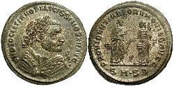 1 Follis Roman Empire (27BC-395) Bronze Diocletian (244-311)