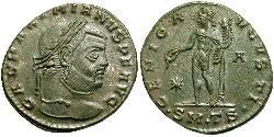 1 Follis Roman Empire (27BC-395) Bronze Galerius Maximianus (260-311)