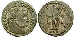 1 Follis Roman Empire (27BC-395) Bronze Galerius Maximianus (260-311)