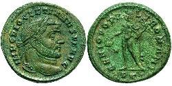 1 Follis Roman Empire (27BC-395) Bronze Diocletian (244-311)