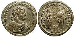 1 Follis Roman Empire (27BC-395) Bronze Diocletian (244-311)