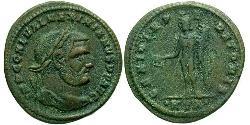 1 Follis Roman Empire (27BC-395) Bronze Galerius Maximianus (260-311)