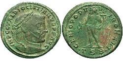 1 Follis Roman Empire (27BC-395) Bronze Diocletian (244-311)