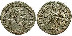 1 Follis Roman Empire (27BC-395) Bronze Galerius Maximianus (260-311)