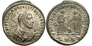 1 Follis Roman Empire (27BC-395) Bronze Diocletian (244-311)