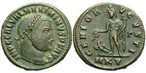 1 Follis Roman Empire (27BC-395) Bronze Maximinus II (270 - 313)