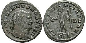 1 Follis Roman Empire (27BC-395) Bronze Galerius Maximianus (260-311)