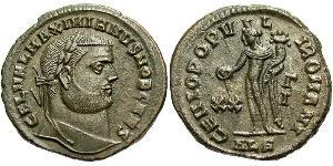 1 Follis Roman Empire (27BC-395) Bronze Galerius Maximianus (260-311)
