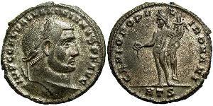 1 Follis Roman Empire (27BC-395) Bronze Galerius Maximianus (260-311)