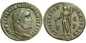1 Follis Roman Empire (27BC-395) Bronze Galerius Maximianus (260-311)