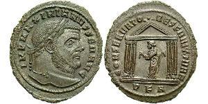 1 Follis Roman Empire (27BC-395) Bronze Maximianus (250-310)
