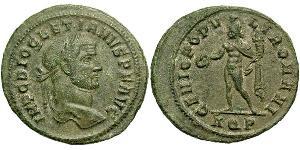 1 Follis Roman Empire (27BC-395) Bronze Diocletian (244-311)