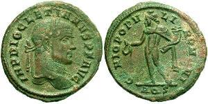 1 Follis Roman Empire (27BC-395) Bronze Diocletian (244-311)